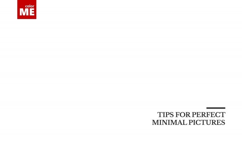 Let Minimalism tell you a story