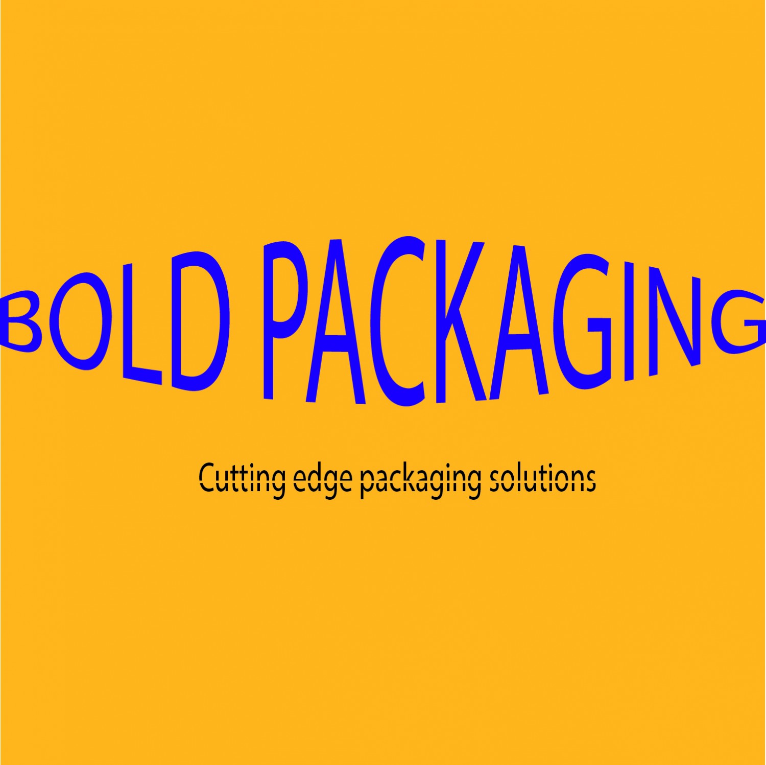 TYPOGRAPHY - BOLD PACKAGING