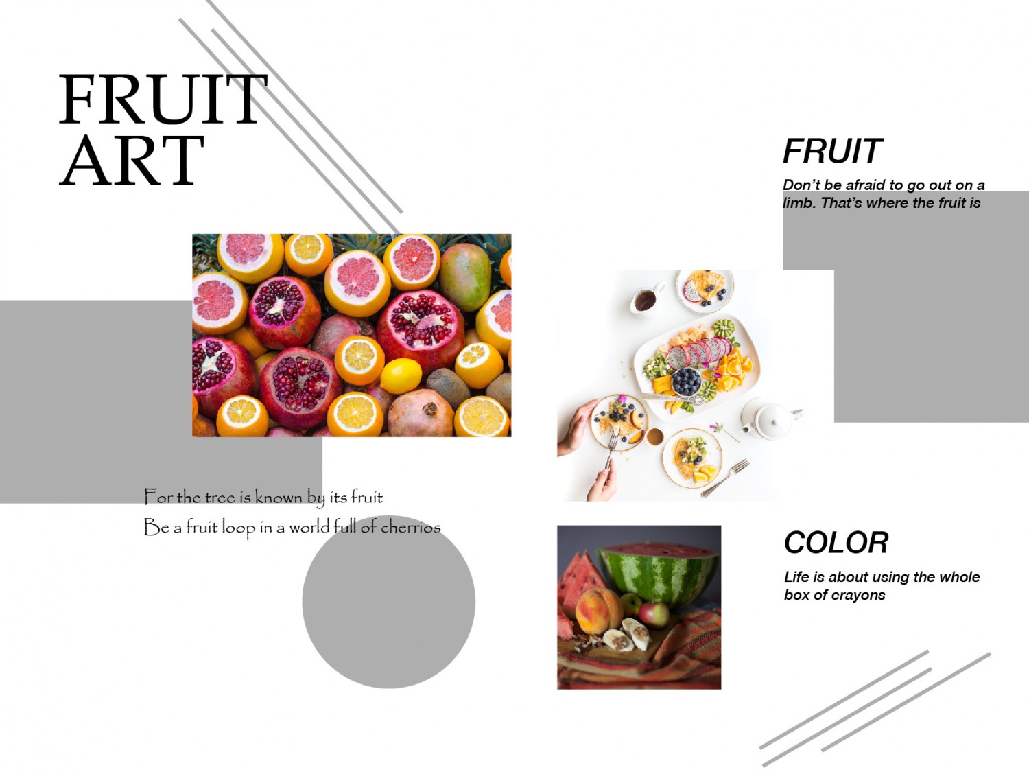 Fruit  Art
