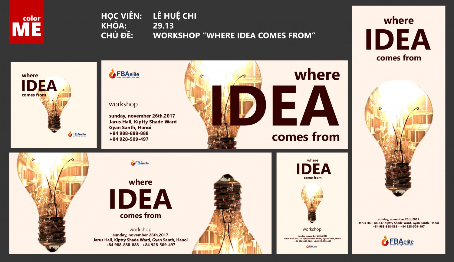 BTCK_LÊ HUỆ CHI_PS29.13_WORKSHOP   WHERE IDEA COMES FROM  _03.11.17