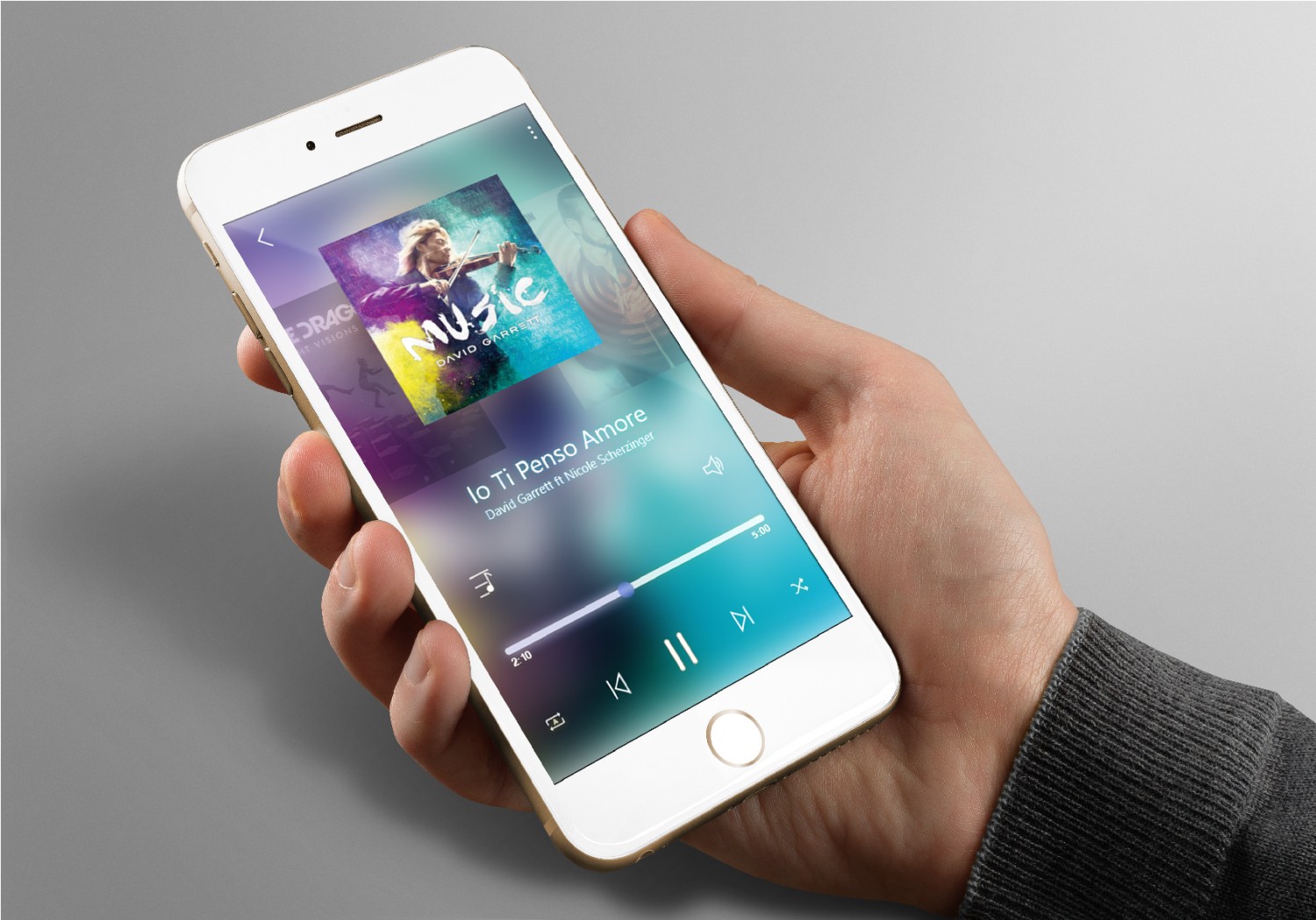 [XD30.1-HW01] Music Player Mockup 