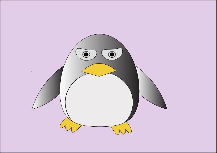 the sad penguin