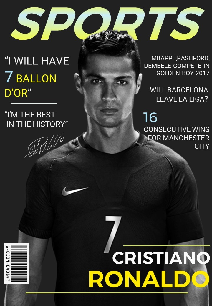 Sports magazine