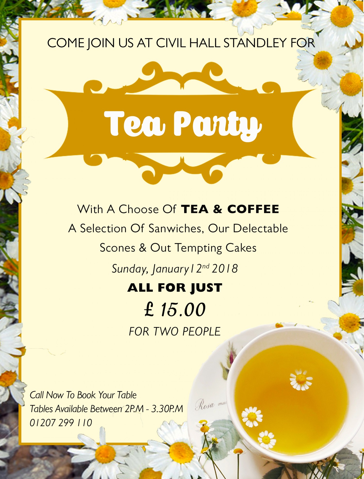 BÀI TẬP GIỮA KÌ- POSTER TEA PARTY