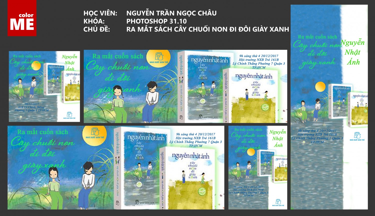 Nguyễn Trần Ngọc Châu - PS 31.10 - chủ đề Ra mắt sách Cây chuối non đi đôi giày xanh