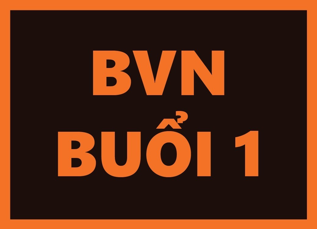 BTVN BUỔI 1