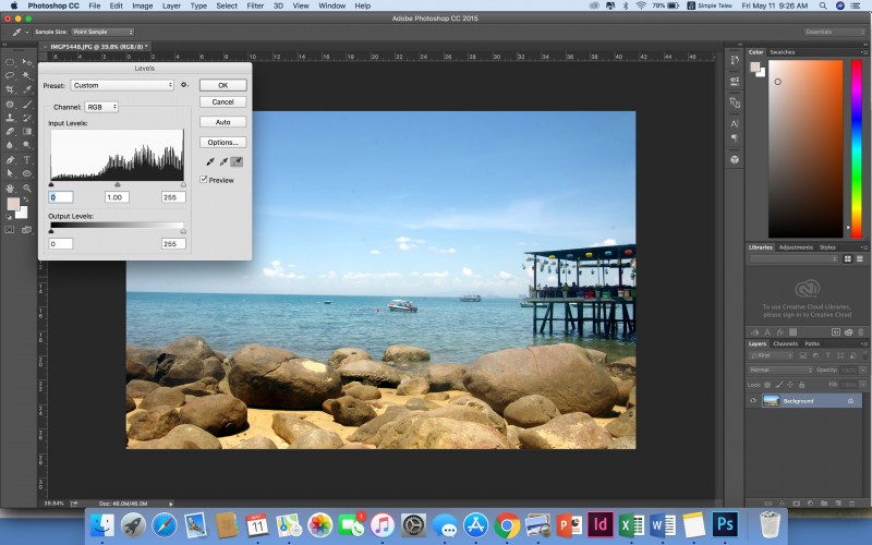 2 bước đơn giản chỉnh màu lung linh trong Photoshop