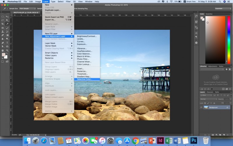 2 bước đơn giản chỉnh màu lung linh trong Photoshop
