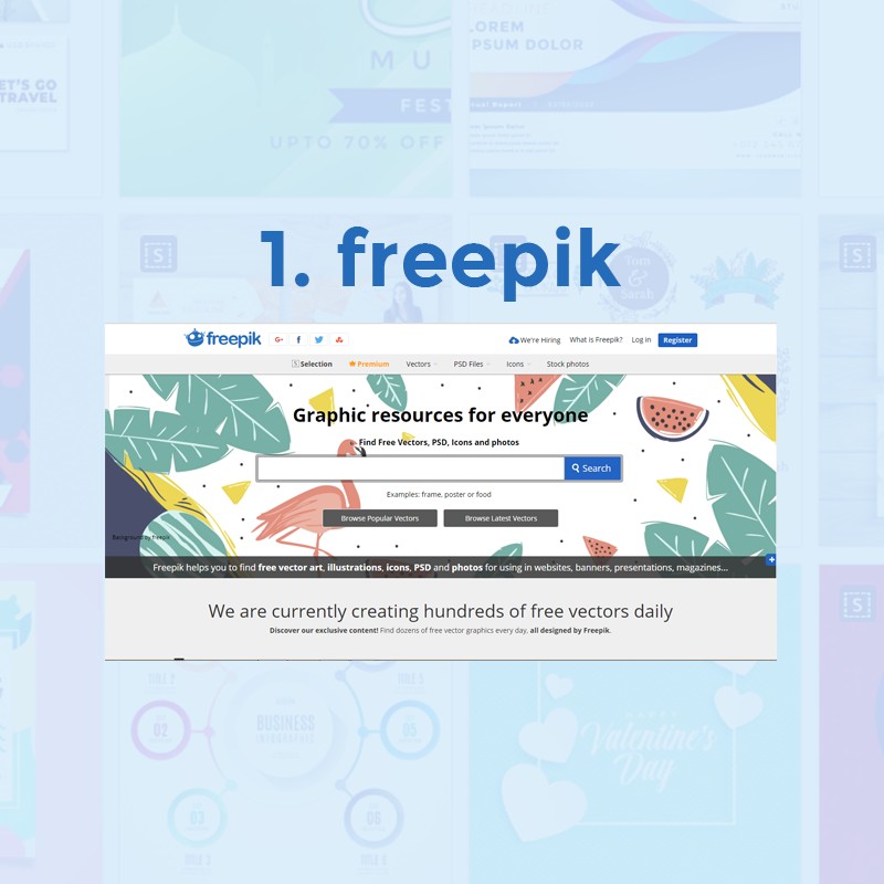 8 Website cung cấp vector miễn phí cho Designer