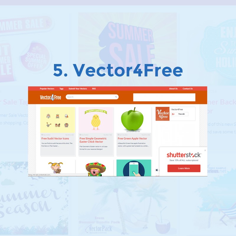 8 Website cung cấp vector miễn phí cho Designer