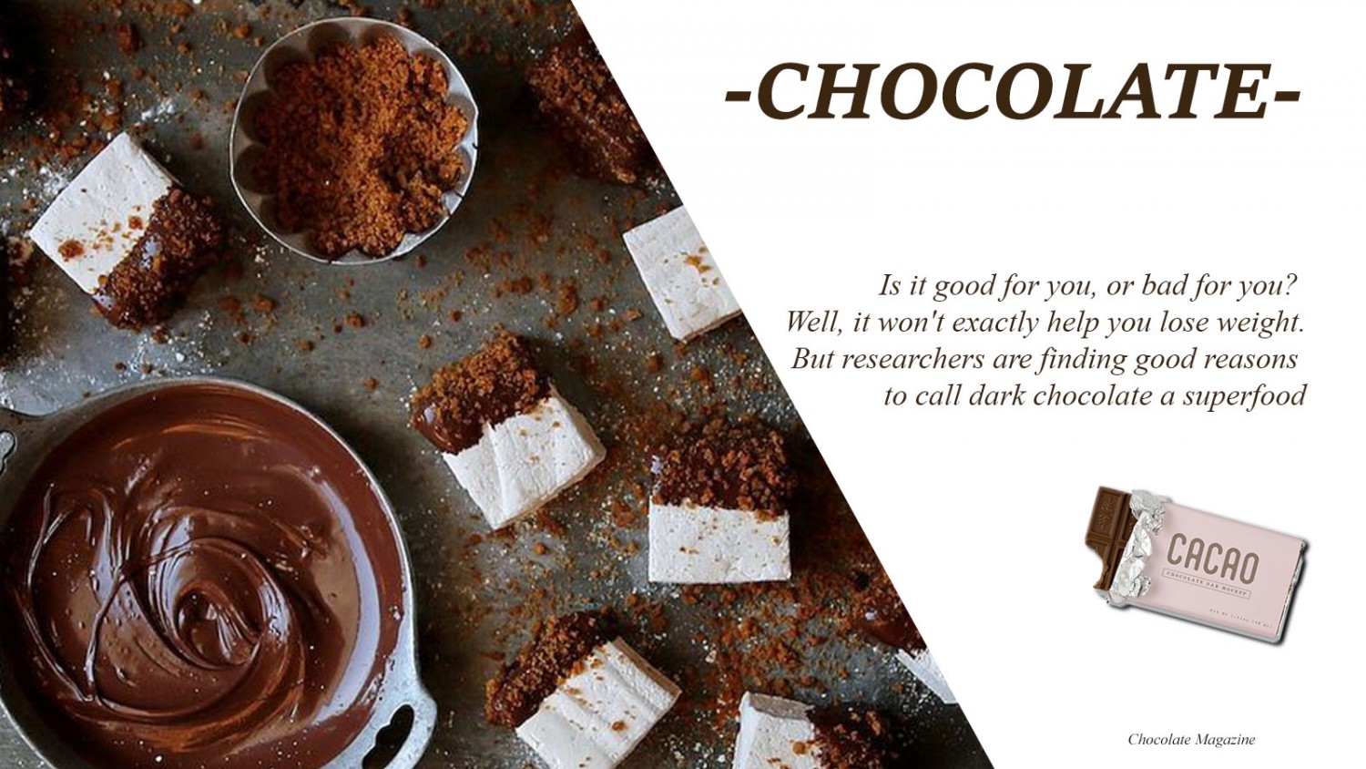 Layout Magazine Chocolate