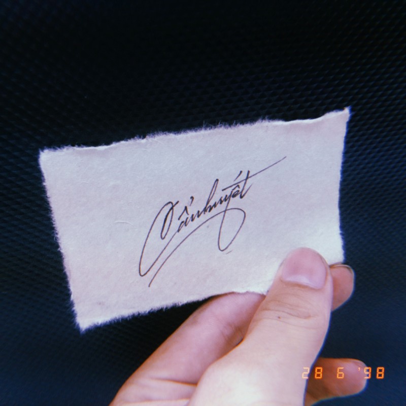 Dó giấy dó & cursive
