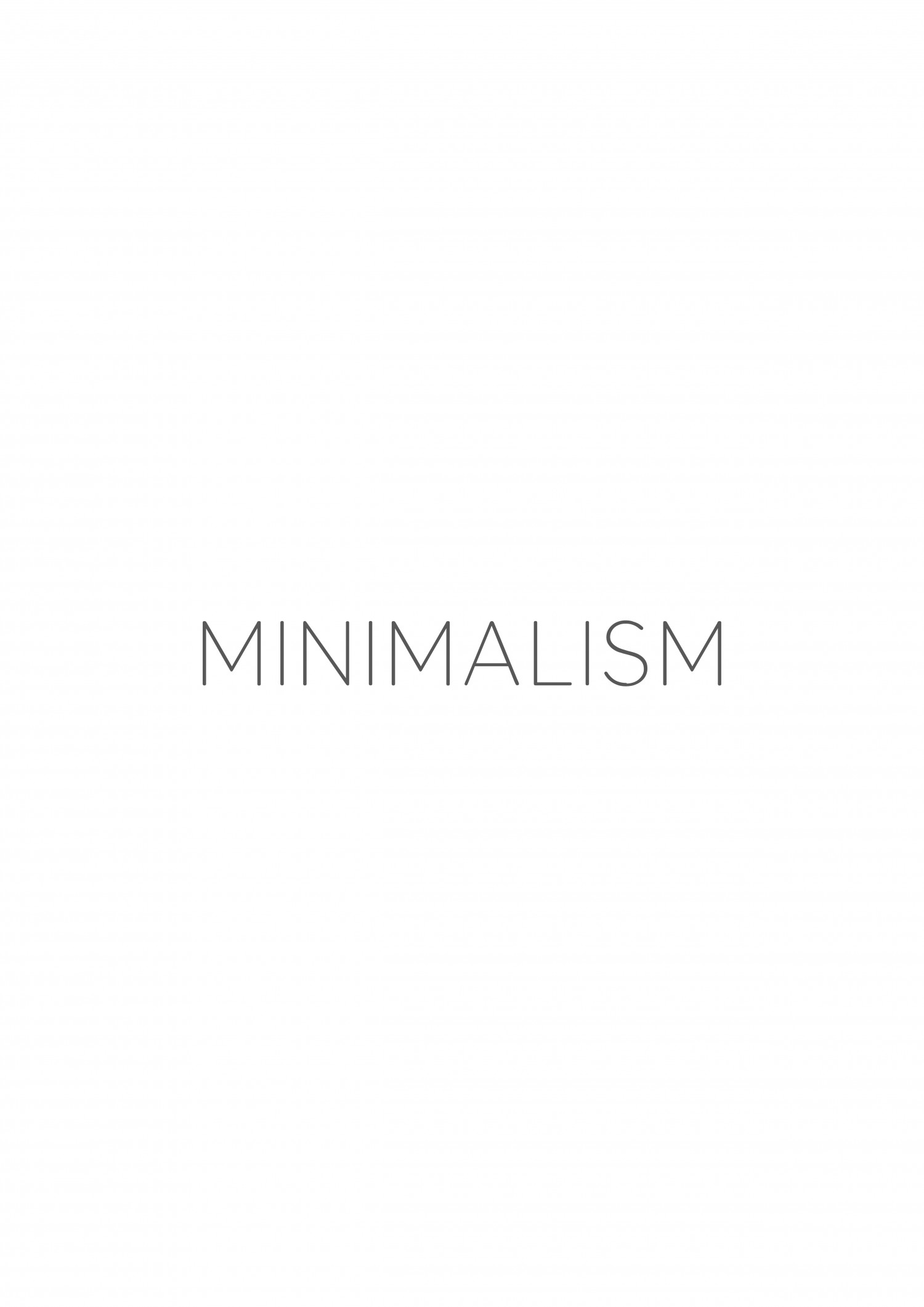 MINIMALISM