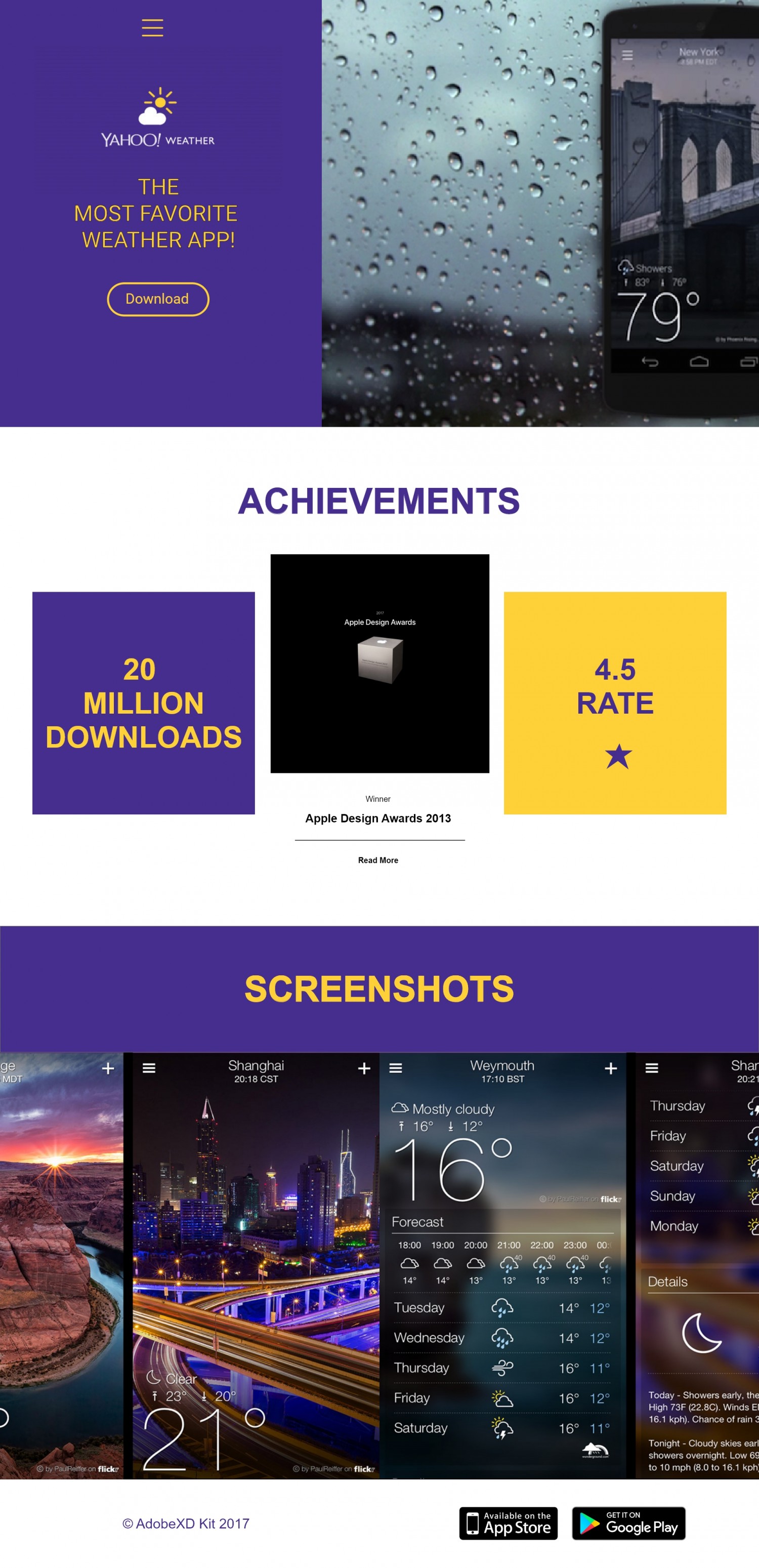 Landing Page   web + mobile  + UI Kit