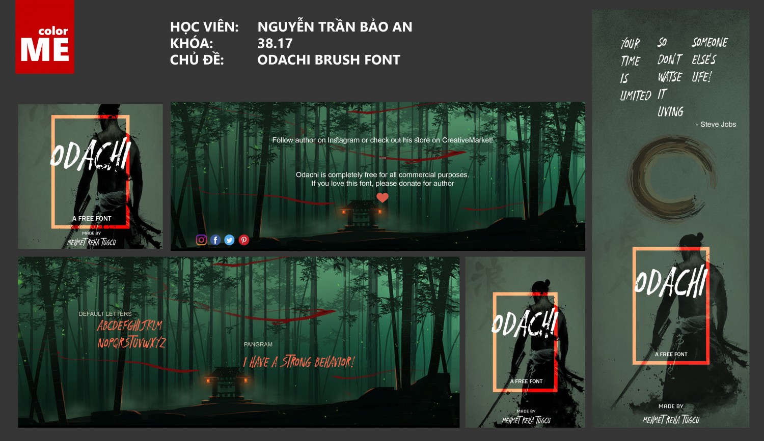 BTCK - Odachi Font