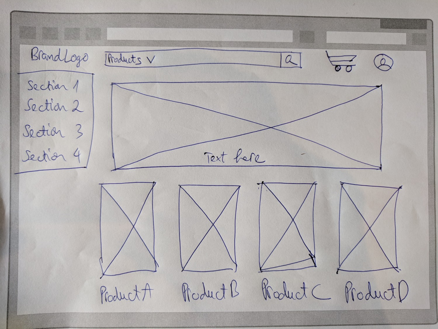 Wideframe handwriting
