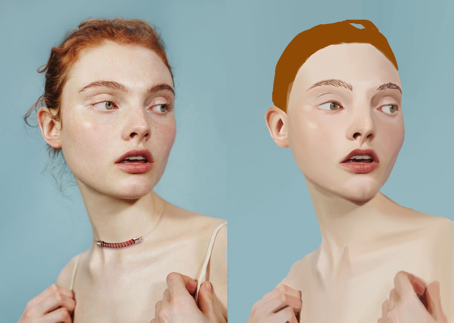 Digital Painting - Môi