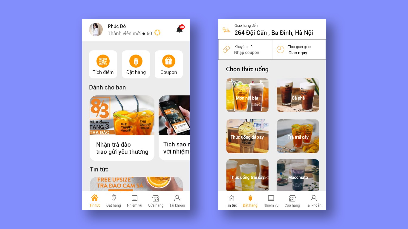 ReDesign Screen App Thecoffeehouse