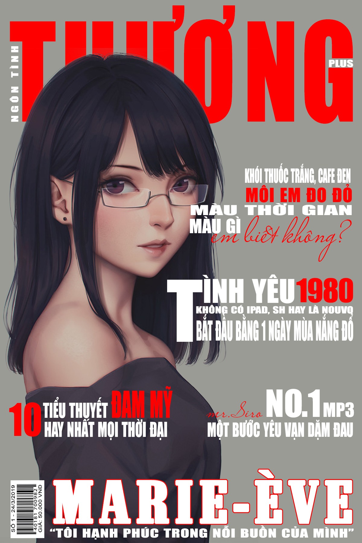 Bìa tạp chí THƯƠNG - Số 1 tháng 3