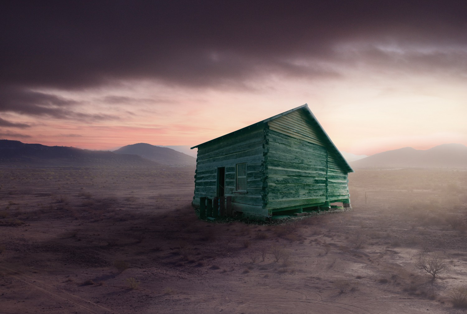 wooden house
