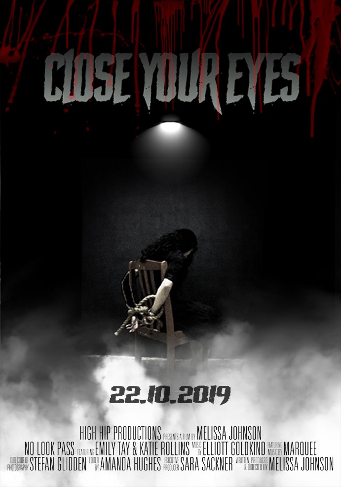 Poster phim kinh dị: Close your eyes