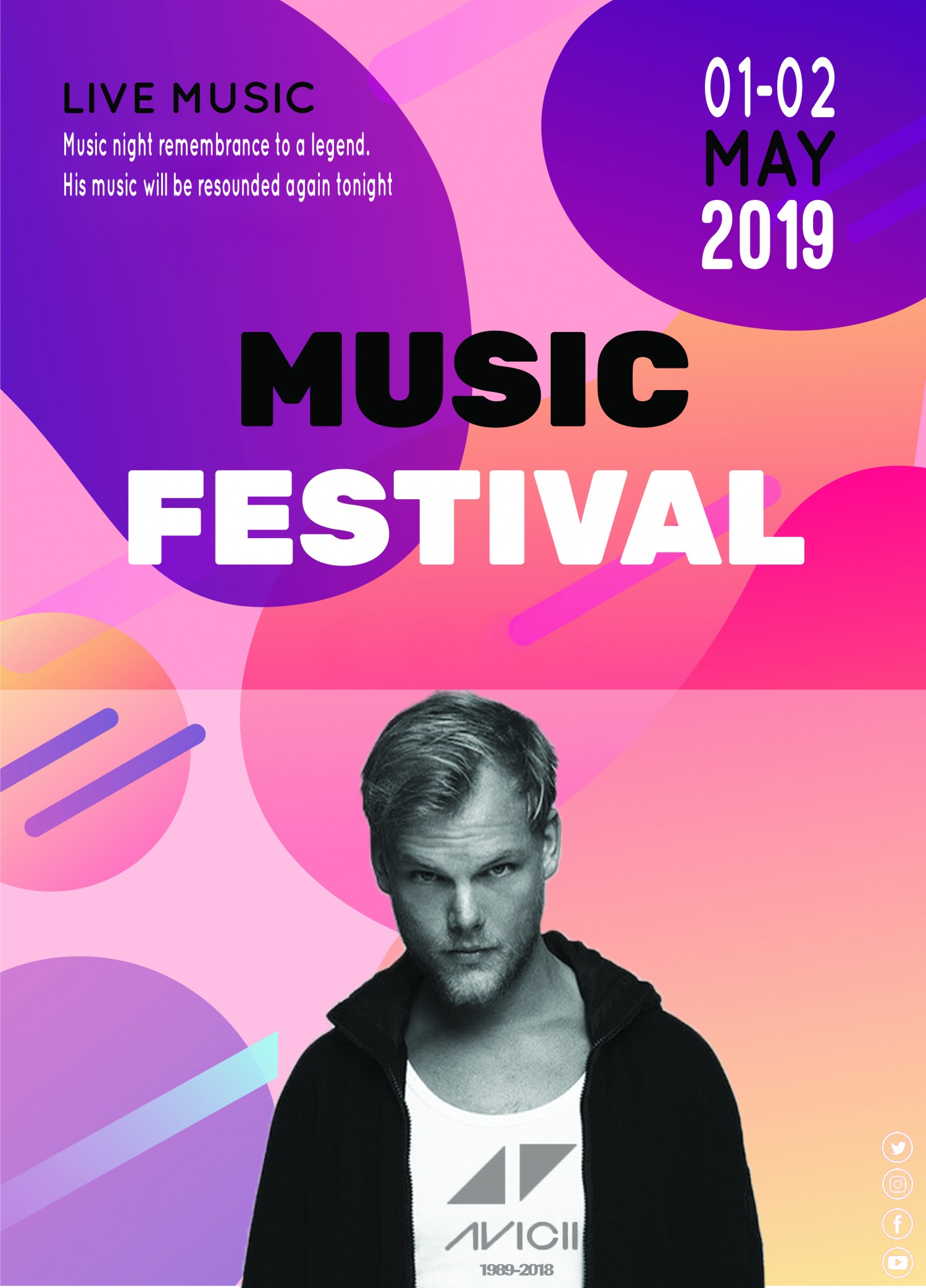 Poster festival music