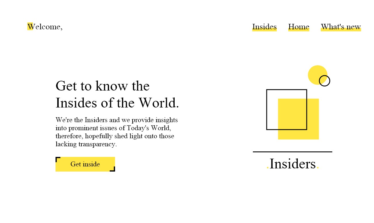 BTGK Landing Page - The Insiders 