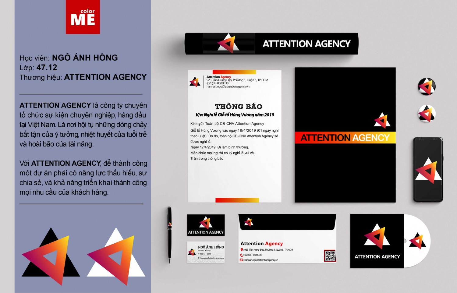 ATTENTION AGENCY - BÀI CUỐI KỲ - NGÔ ÁNH HỒNG