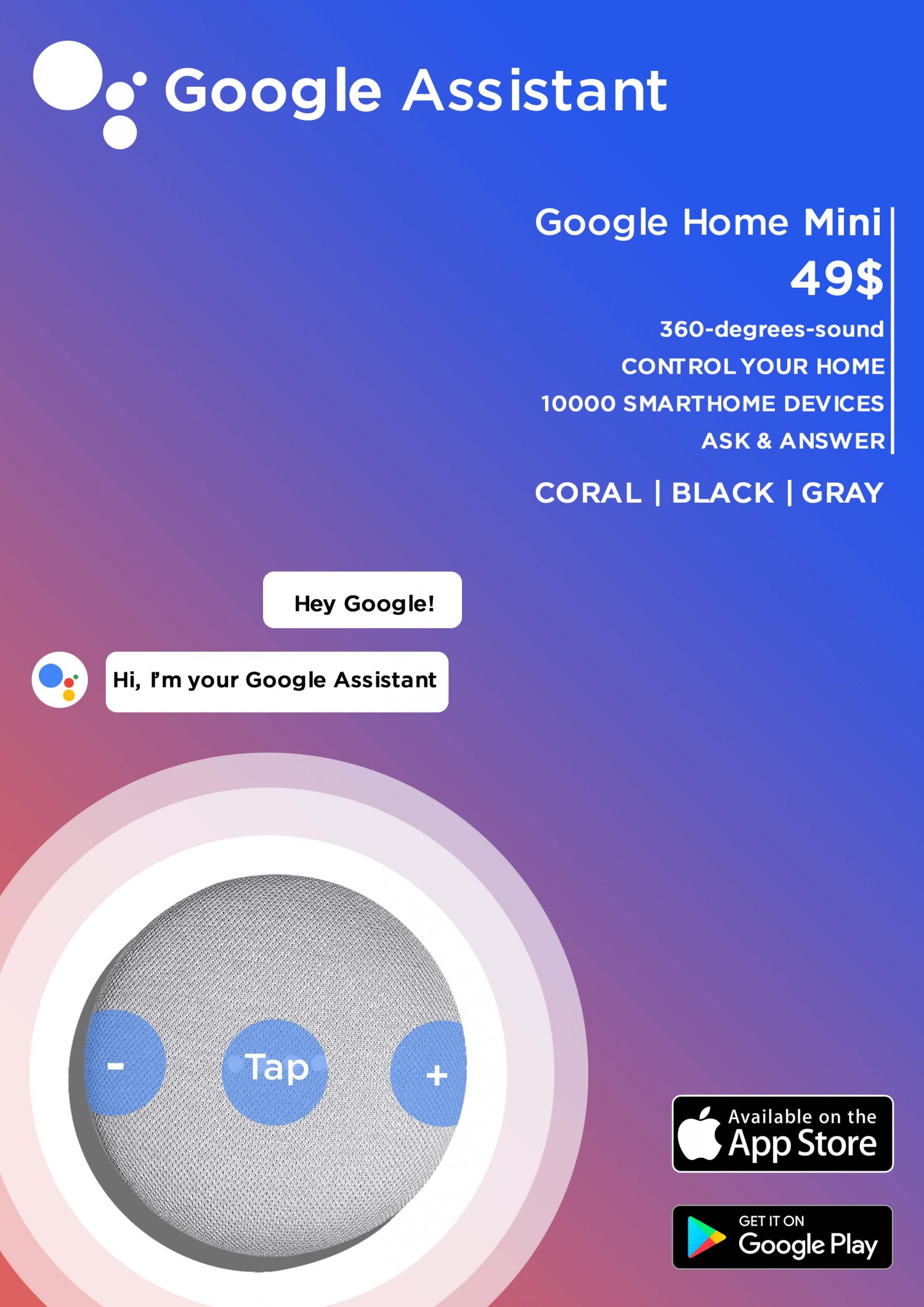 google home mini Poster