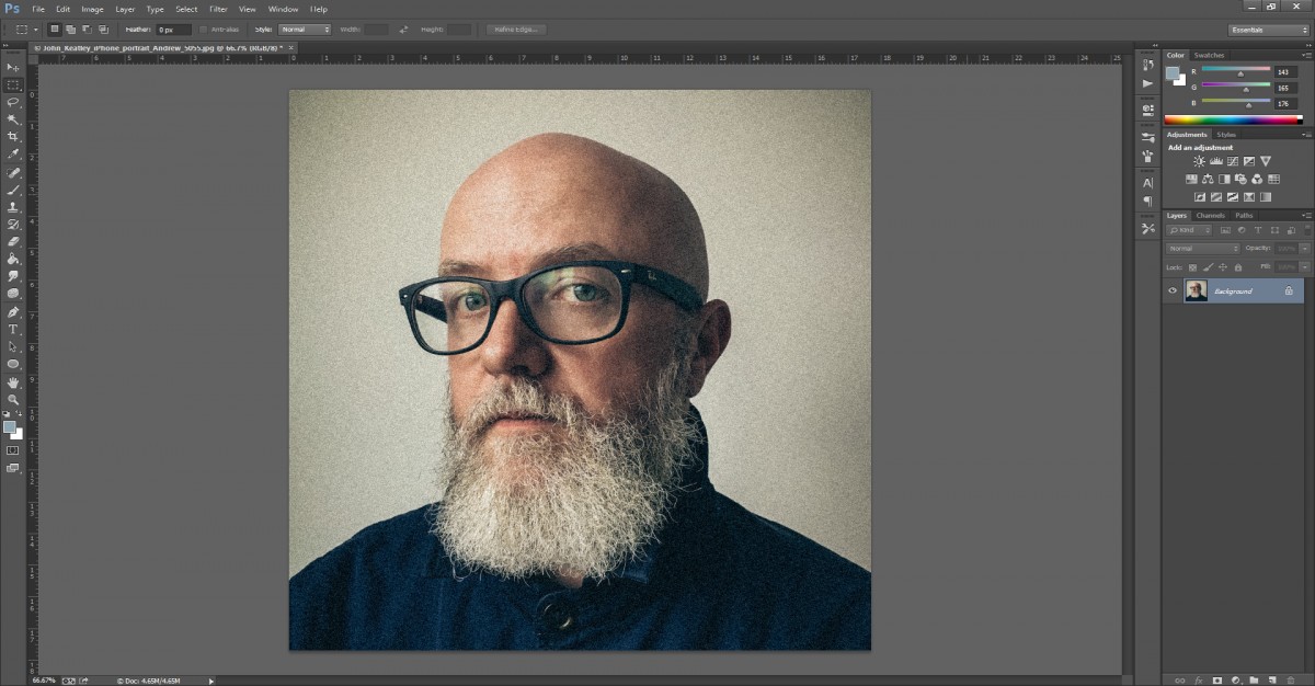 Khử Noise bằng Photoshop chỉ trong một phút