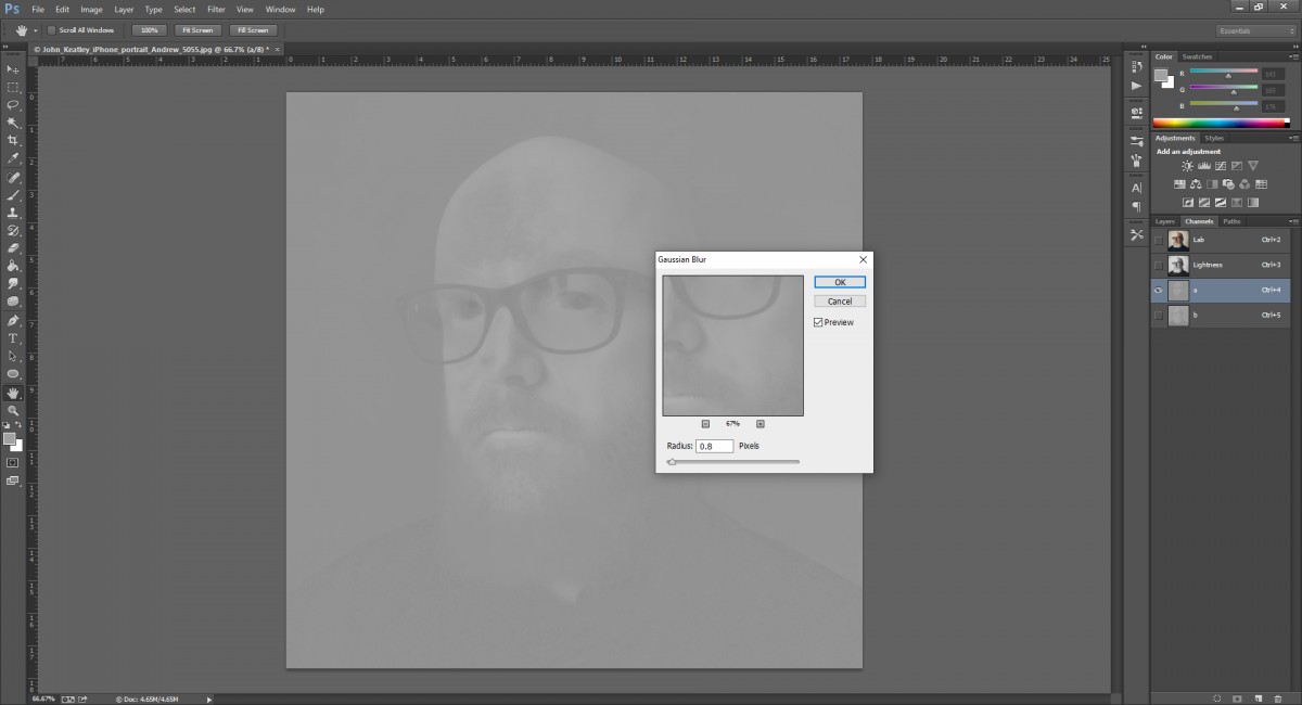 Khử Noise bằng Photoshop chỉ trong một phút