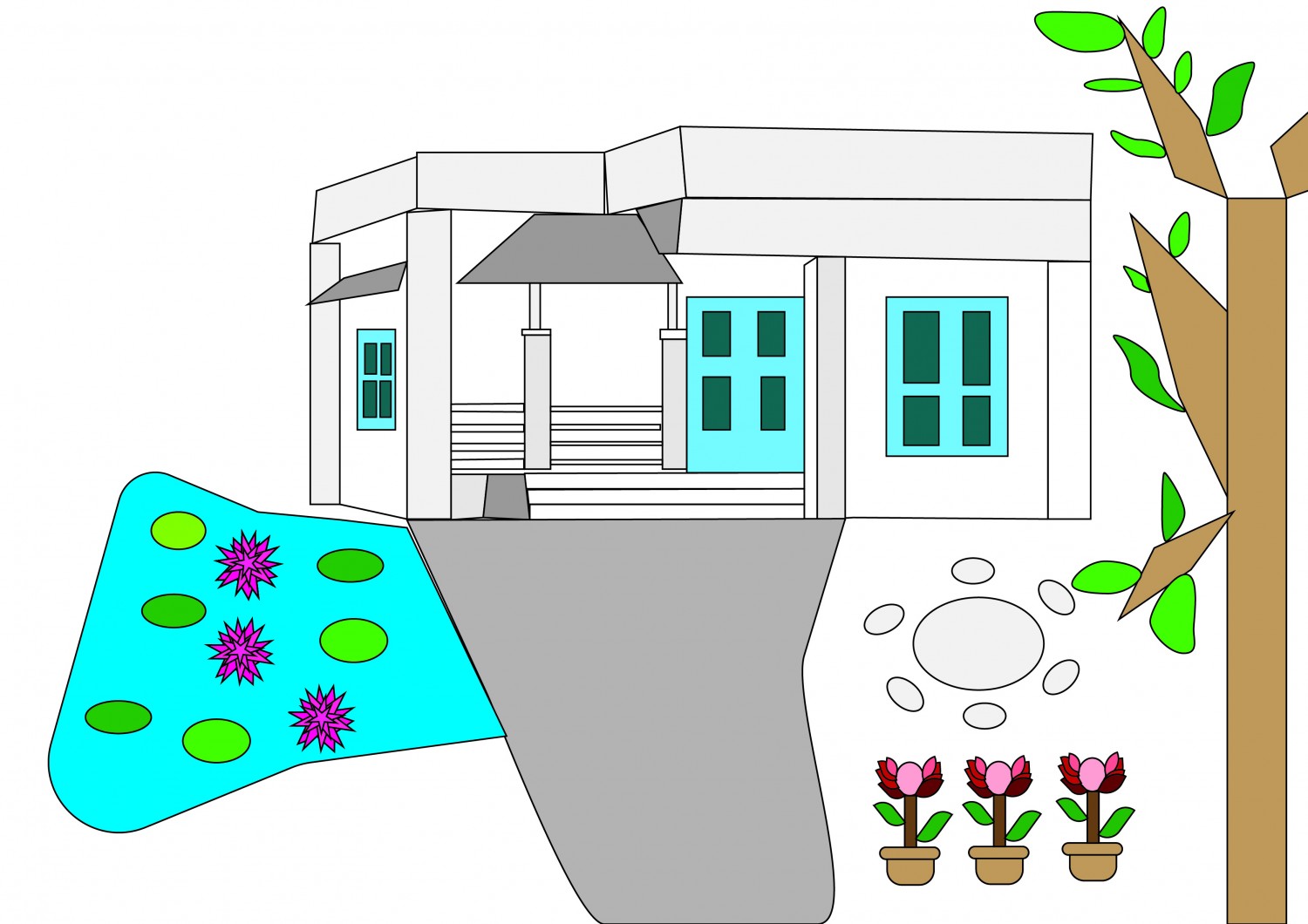 Bài tập về nhà buổi 1 - Ngôi nhà mơ ước