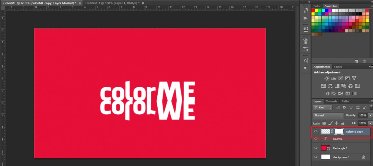 Tạo đổ bóng chữ với hai kiểu đơn giản trong Photoshop