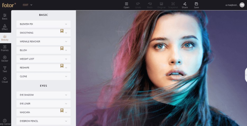 Hướng dẫn sử dụng Phần mềm chỉnh sửa ảnh trực tuyến Fotor