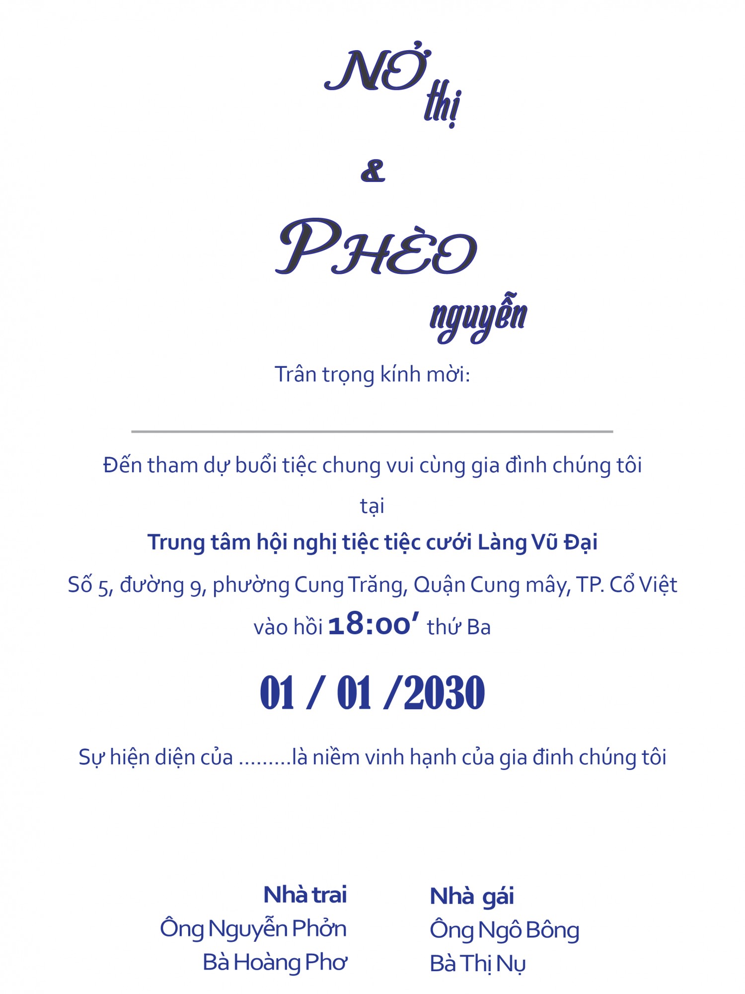 thiệp cưới