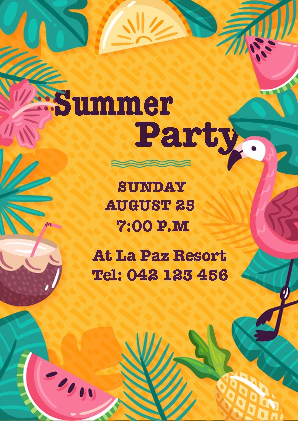 Summer p Arty