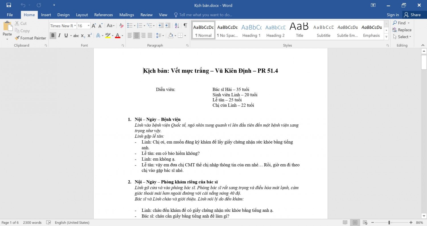 BTVN B4 - Kịch bản - Vũ Kiên Định