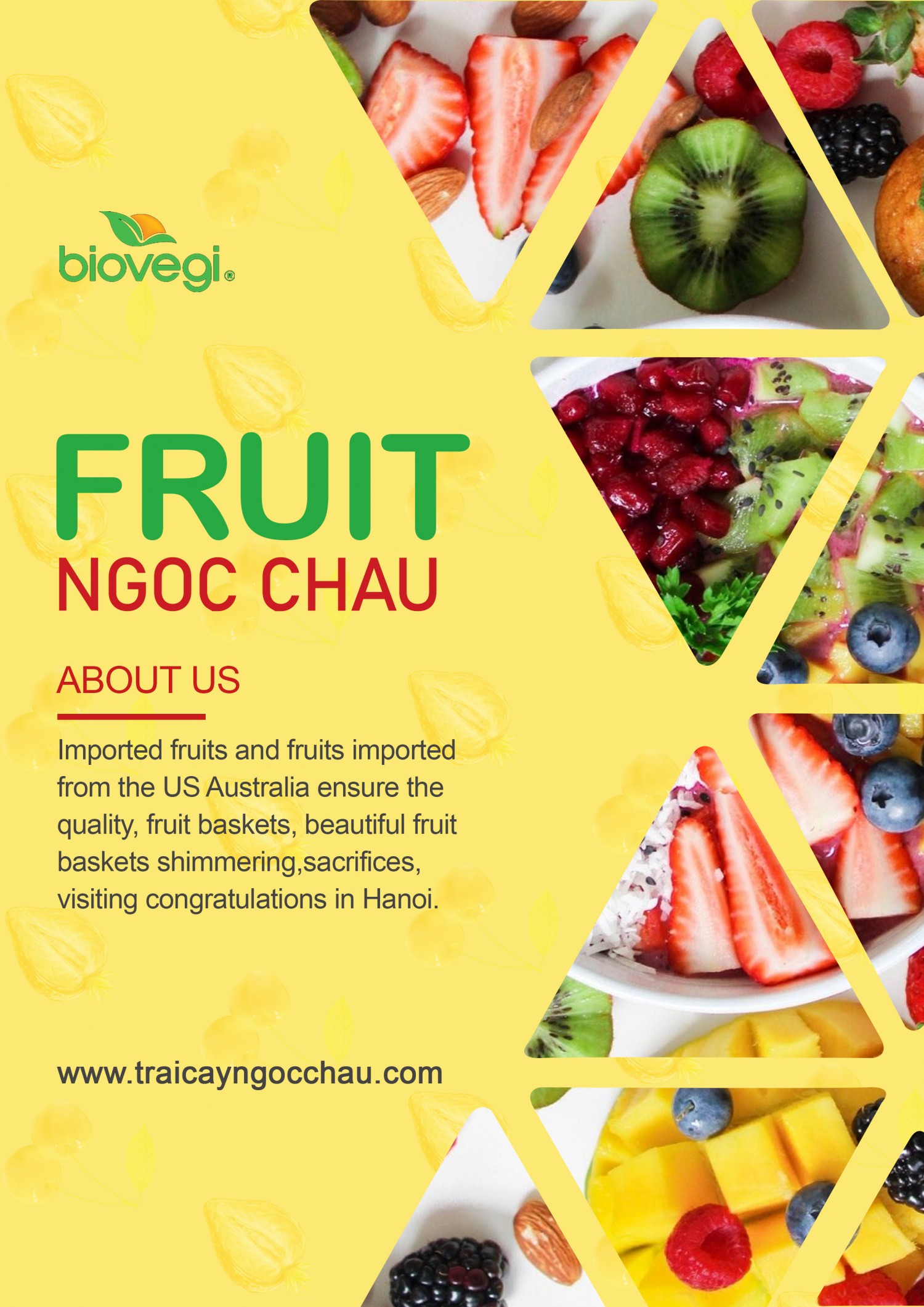 Poster Hoa quả