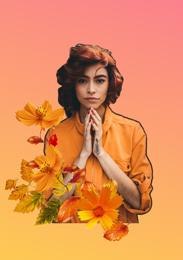 Orange girl