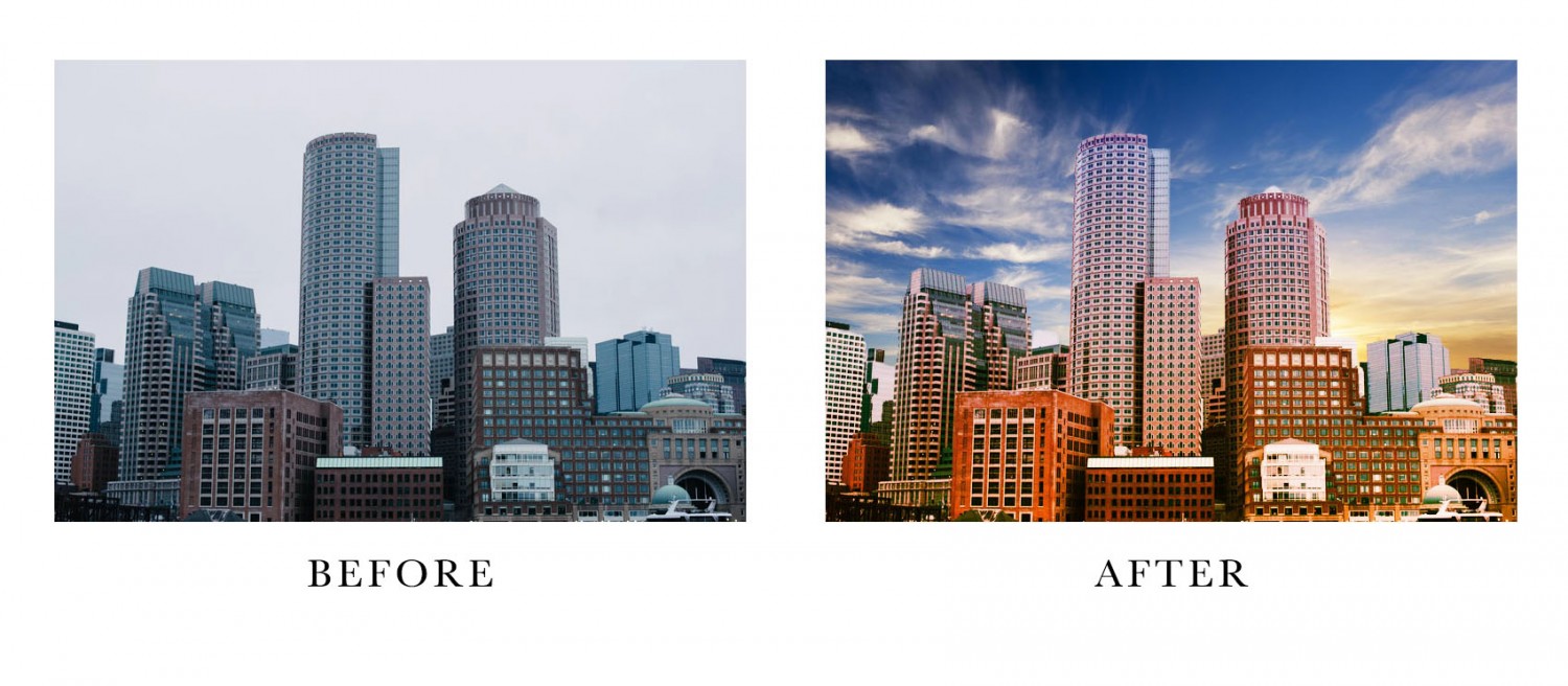 The buildings