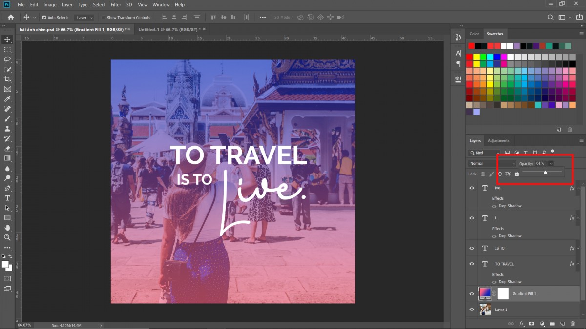 3 cách làm ảnh chìm dễ dàng trong Photoshop