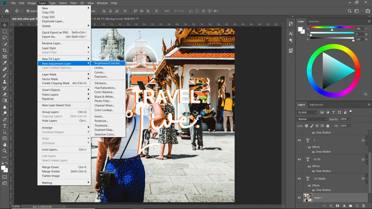 3 cách làm ảnh chìm dễ dàng trong Photoshop