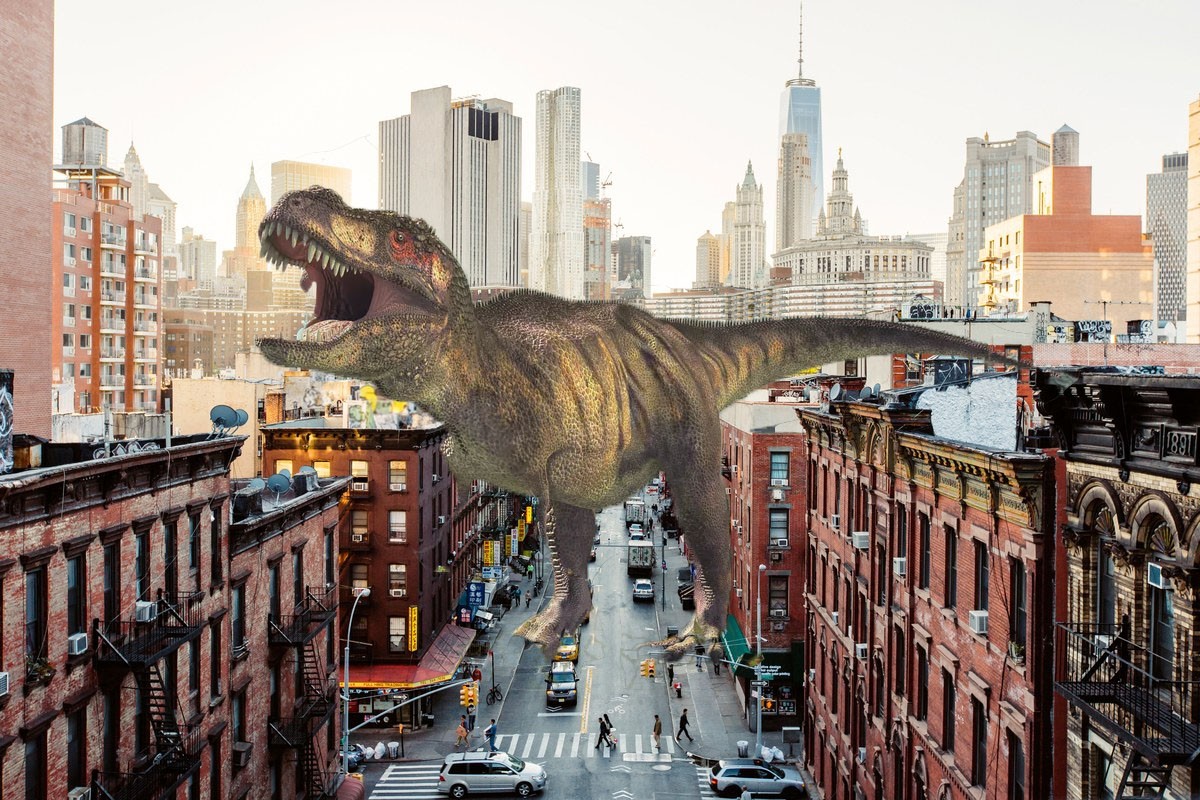 T Rex in NYC
