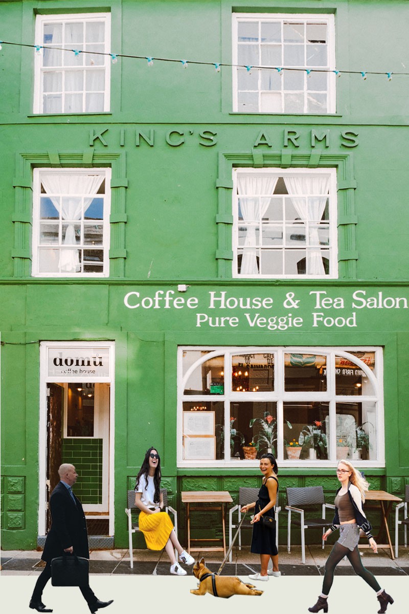 the coffee shop