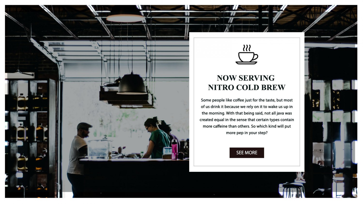 Soul coffee shop Layout