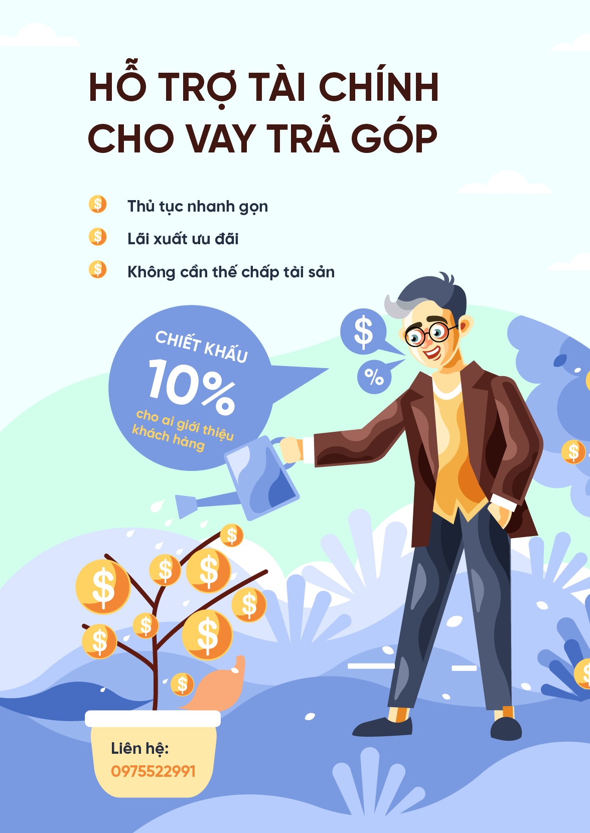 POSTER CHO VAY