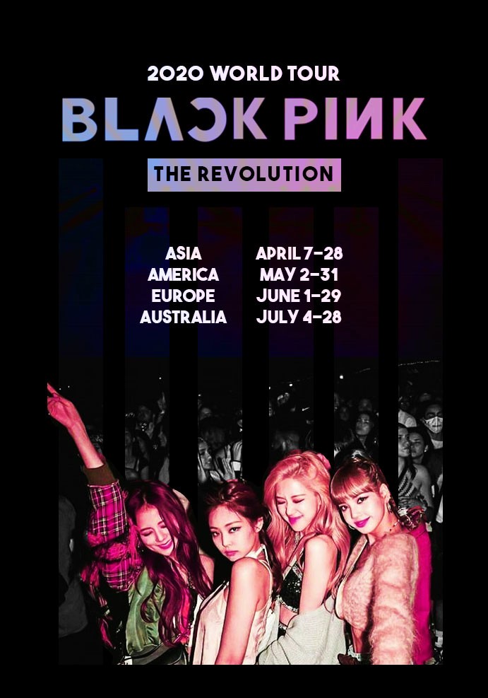 Poster concert Black pink