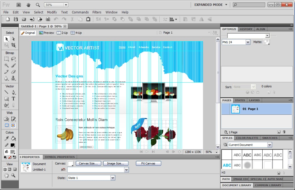 adobe fireworks la gi 2