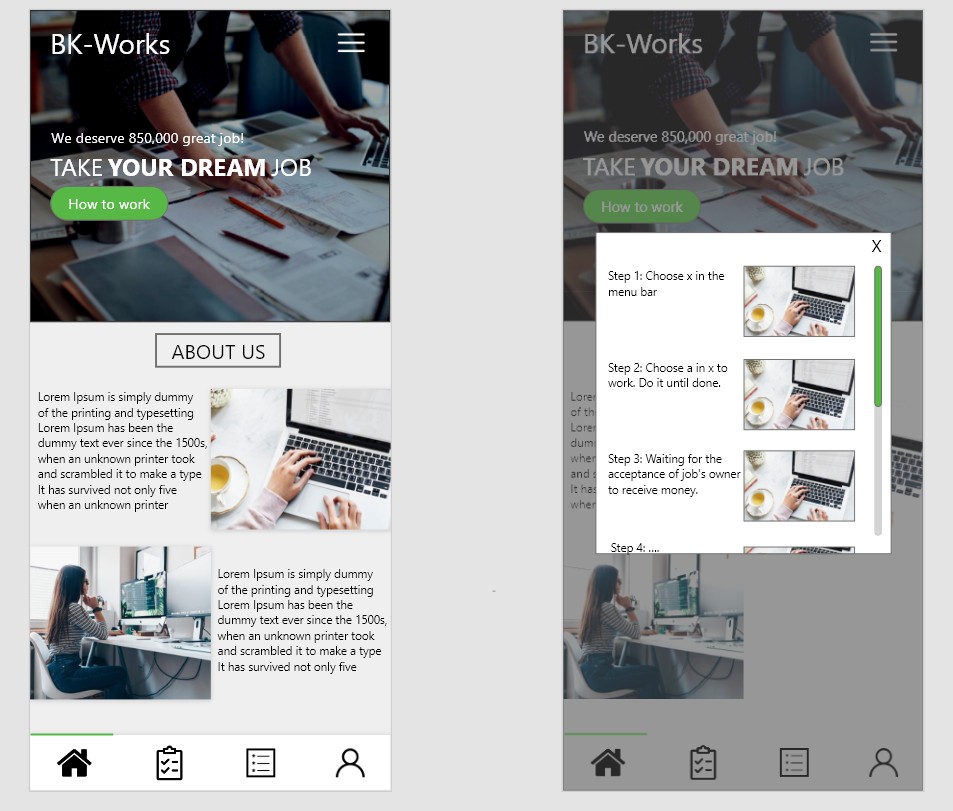 Using card, navigation bar and tab bar