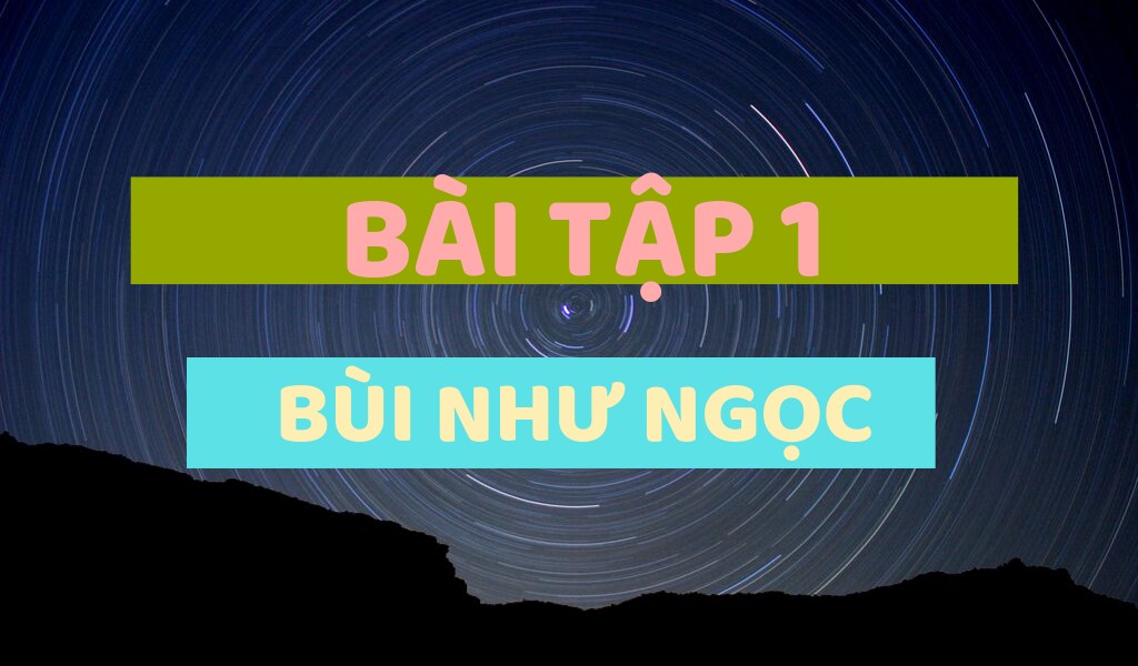 bài tập về nhà 1